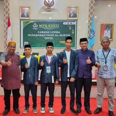 Peserta MFQ Putra Sidrap Tampil di Aula La Tea Riduni