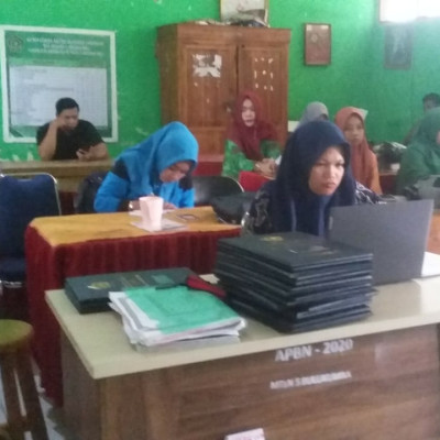 Rapat Penentuan Kenaikan Kelas MTsN 5 Bulukumba