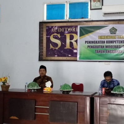 Kamad MA YPPI Sapobonto Ikuti Bimtek Peningkatan Kompetensi Guru Dan Penguatan Moderasi Beragama