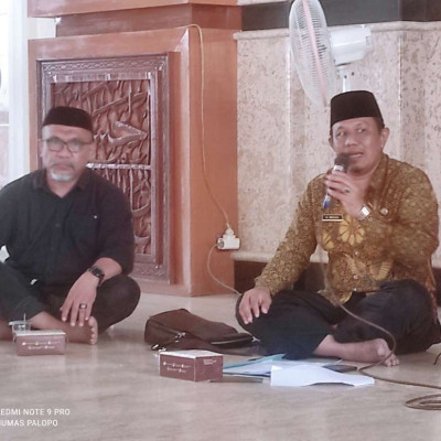 Gelar Rapat Pengusulan Ketua Panitia Persiapan Penyelenggaraan Hari Raya Idul Adha Dan Kurban Masjid Agung Palopo.