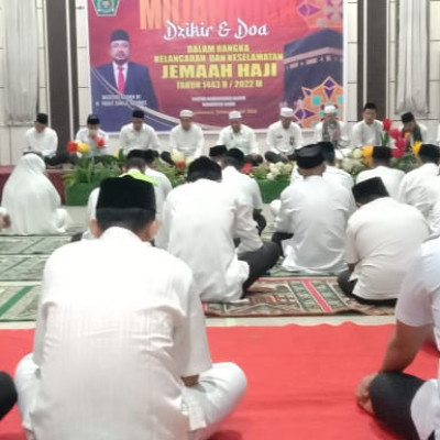 Kemenag Gowa Gelar Zikir Do'akan Keselamatan Jamaah Haji