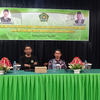 Kamad MA Darul-Qalam Bulukumba Hadiri Rapat Evaluasi dan penguatan Tindakan lanjut Supervisi