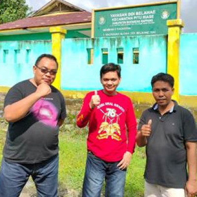 Tempuh Jarak 140 KM, Kakan Kemenag Sidrap Tiba di Madrasah Terjauh Kabupaten Sidrap