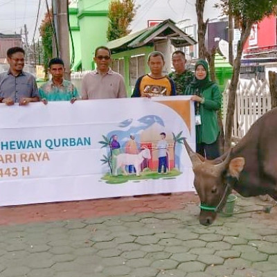 Terima Hewan Kurban BSI, Kakankemenag Gowa : "Akan Dibagikan pada Mustahak"