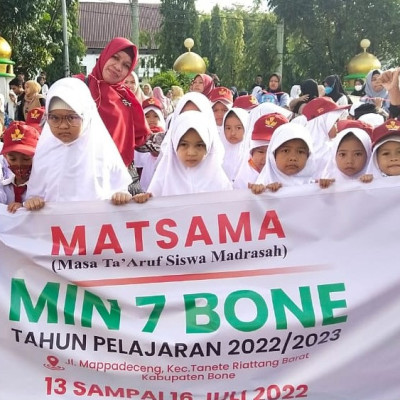 Antusias Peserdik MIN 7 Bone Ikuti Pembukaan Matsama