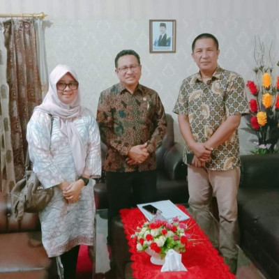 H. Muhammad Terima Kunjungan Bawaslu, Ajak Kemenag Takalar Dalam Pengawasan Pemilu.