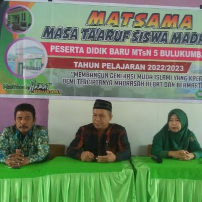 Kegiatan MATSAMA MTsN 5 Bulukumba Resmi Dibuka, Ini Yang disampaikan Ketua Panitia