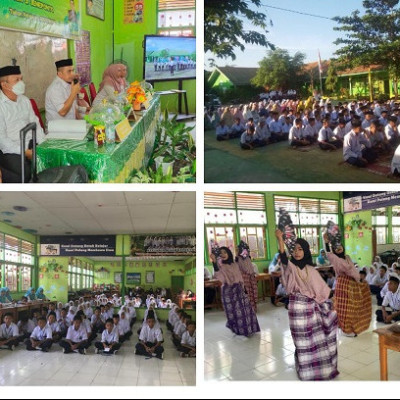 Sambut Siswa Baru Dengan Penampilan Tarian Siswa MTs Negeri 3 Jeneponto