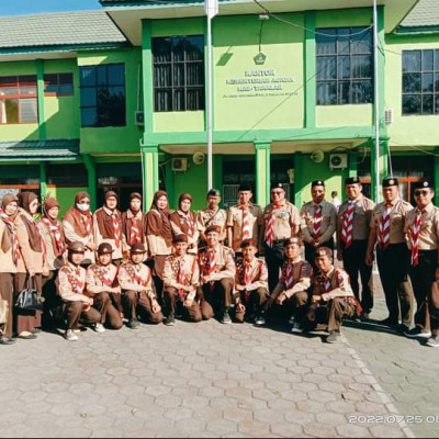 Membanggakan , Delapan  Siswa Madrasah Kemenag Takalar Ikuti Jambore Nasional Di Cibubur