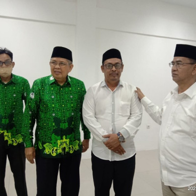 Bersama Pengurus Wilayah, Ketua Cabang Pergunu Maros Hadir Pertemuan dengan Kakanwil Kemenag Sulsel