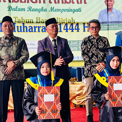 695 Santri Bimbingan PAI Wisuda Bupati Bersama Kakan Kemenag Bersinergi