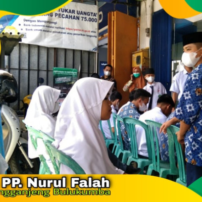 6 Siswa MA PP Nurul Falah Bulukumba Terima Dana Bantuan PIP