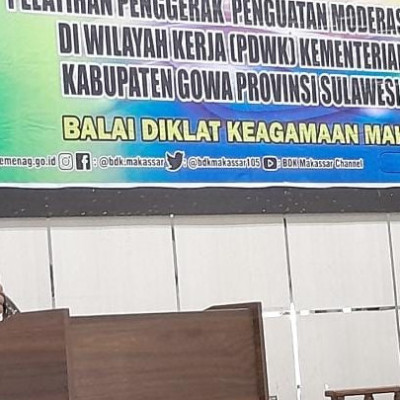 Tutup PDWK, Aminuddin : Kemenag Siap Jadi Corong Terdepan Moderasi Beragama