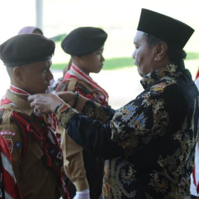 MTs. Lamasi Utus Dua Anggota Pramuka Ke Jambore Nasional XI Di Cibubur