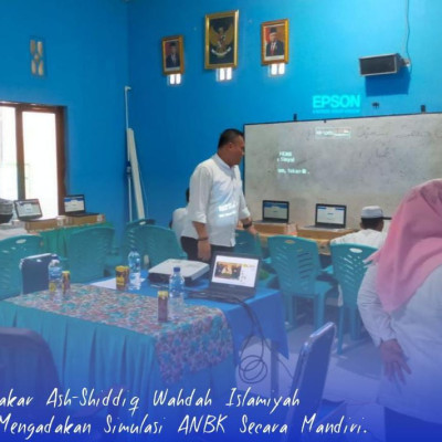 PPS Abu Bakar Ash-Shiddiq Wahdah Islamiyah Bulukumba Gelar Simulasi ANBK Secara Mandiri