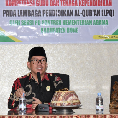 Kakan Kemenag Bone Tatap Muka dengan Guru LPQ