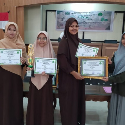 Selamat, MA Hj. Haniah Sabet Juara 3 Lomba Cerdas Cermat Biologi Tingkat Kabupaten