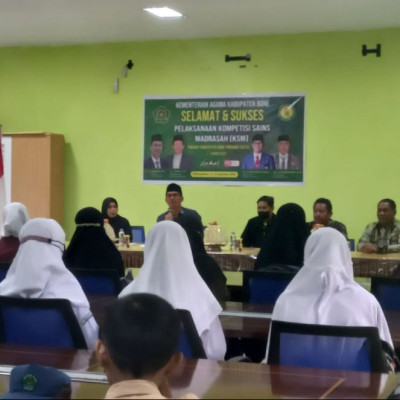 Pusatkan Pembukaan KSM DI Aula MAN 1 Bone 