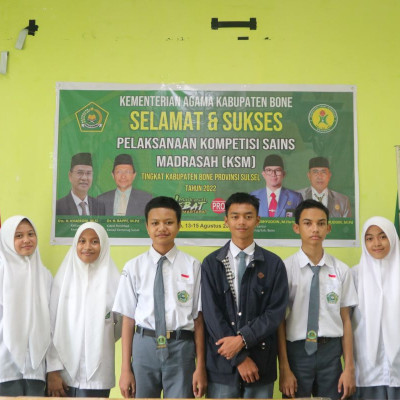 12 Siswa MAN 1 Bone Ikuti KSM Tahun 2022