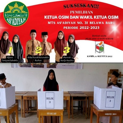 Belajar Demokrasi Melalui Pemilihan Ketua OSIM dan Wakil Ketua OSIM