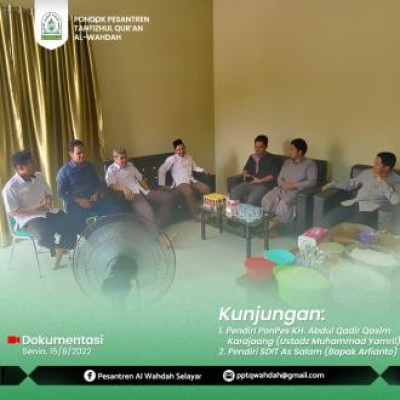 Kepala Sekolah SMP.IT As-Salam Kunjungi Pesantren Alwahdah Kepulauan Selayar