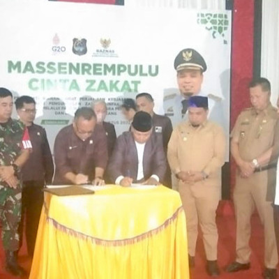 MoU Baznas Bupati Minta Hadirkan Kakan Kemenag Tiap Pertemuan