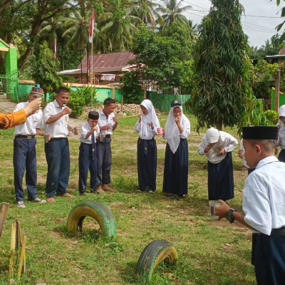 MTs Guppi Gunturu Disambangi Petugas Kesehatan Puskesmas Tanuntung