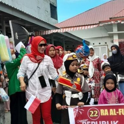 IGRA Gowa Gelar Karnaval HUT ke 77 RI, 27 RA Ikut Meramaikan