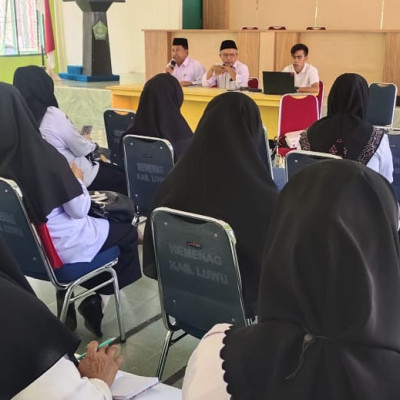 Jelang Pelaksanaan KSM Tngkat Provinsi, Kemenag Luwu Gelar Rapat