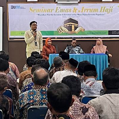 Pegadaian Lakukan Seminar Kakan Kemenag Beri Apresiasi