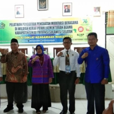 Dukung Program Moderasi, Kepala MA Tengah Lembang Ikut Pelatihan Moderasi Beragama