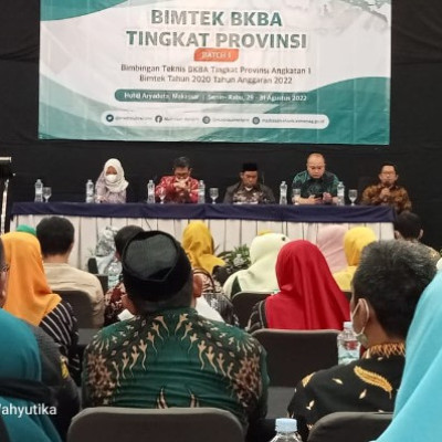 Kamad, Bendahara MTs dan MA Muhammadiyah Songing Antusias Ikut Bimtek BKBA Tingkat Pro