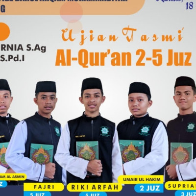 Rumah Tahfidz Darul Arqam Muhammadiyah Bantaeng Sukses Melaksanakan Ujian Tasmi'