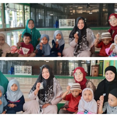 Cegah Cacingan, Petugas Kesehatan Puskesmas Caile Bagikan Obat Cacing di RA Masjid Agung Bukukumba