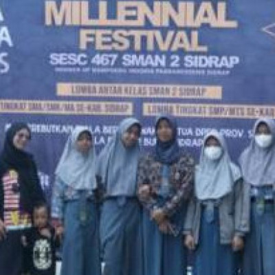 Raih Prestasi di Ajang Festival Milenial se Kabupaten Sidrap, FEMC MA Mahad DDI Pangkajene Dapat Apresiasi