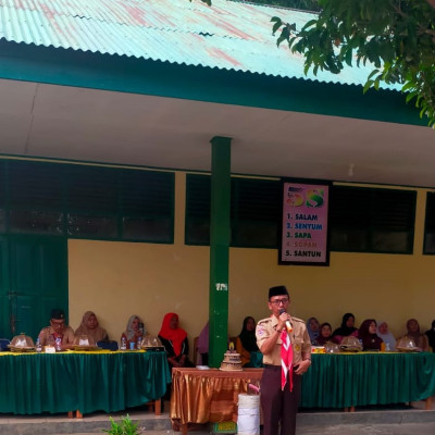 Pelantikan Calon Pramuka Penegak Bantara MAN 3 Bone Kelas Seppange Berlangsung lancar dan khidmat