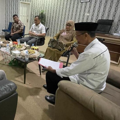 Rapat Perdana Bersama BAZNAS, Kakan Kemenag Parepare Imbau Sinergitas dan Transparansi