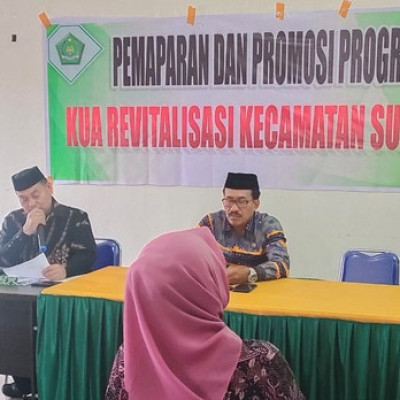 Jelang Revitalisasi, Kepala KUA Suli Paparkan Dan Promosi Program