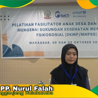 Siswa MA PP Nurul Falah Bulukumba Ikuti Pelatihan Fasilitator Anak Desa dan Kelurahan di Provinsi