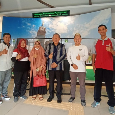 Di Sela Kunjungan Ke Yogyakarta, Kasubag TU Sempatkan Silaturahmi Ke Kemenag Bantul