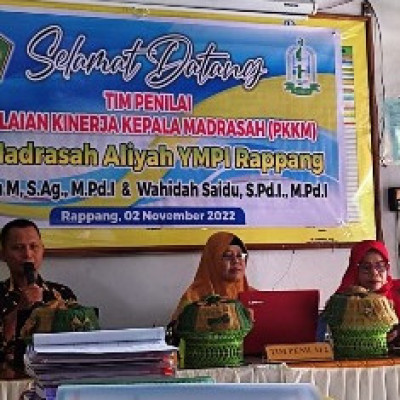 PKKM MA YMPI Rappang menjadi tolak ukur kinerja madrasah