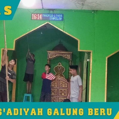 Kerja Bakti, Ini Harapan Pengasuh Ponpes As’adiyah Galung Beru