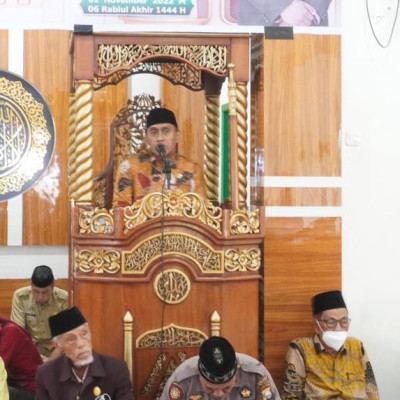 Beri Sambutan Di Maulid Akbar Tingkat Kecamatan, H. Jamaruddin Sebut Zakat Wajib Dikeluarkan