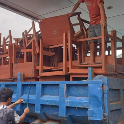 Wakamad Sapras MTsN Gowa Jemput Bantuan Bosowa School