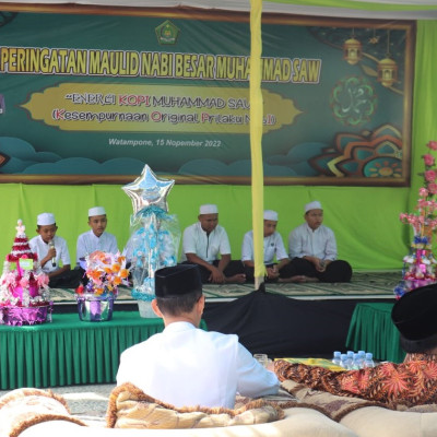 Gaung Moderasi Beragama pada Peringatan Maulid MTsN 1 Bone