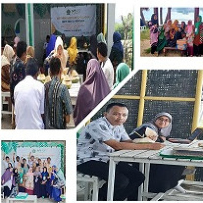 Belajar Sambil Refreshing , MGMP 0021 Bahasa Indonesia Refleksi Di Pantai Ujung Jeneponto