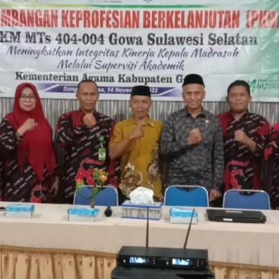 Kepala Madrasah Tsanawiyah KKM Wilayah 1 Kumpul di MTsN Gowa