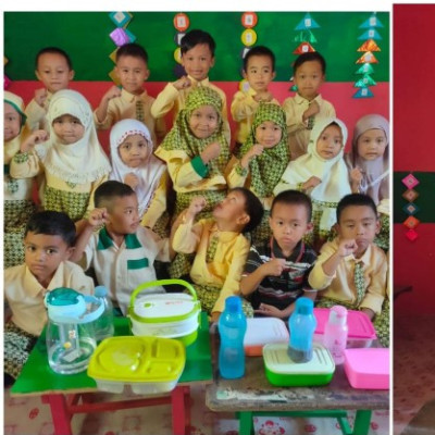 Eratkan  Kebersamaan RA Naufal Bontobaju Gelar Acara Makan Bersama