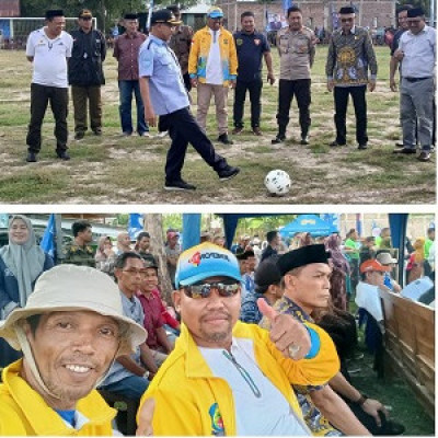 Wakamad Kesiswaan MTs Al-Falah Arungkeke Hadiri Pembukaan Turnamen Sepak Bola Arungkeke Cup 14