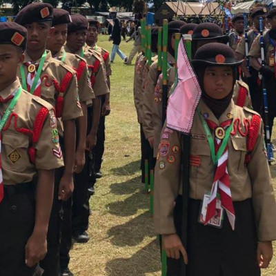 Siswa MTs As’adiyah Galung Beru Unjuk Kebolehan Lomba LKBB KELAPA GT-08